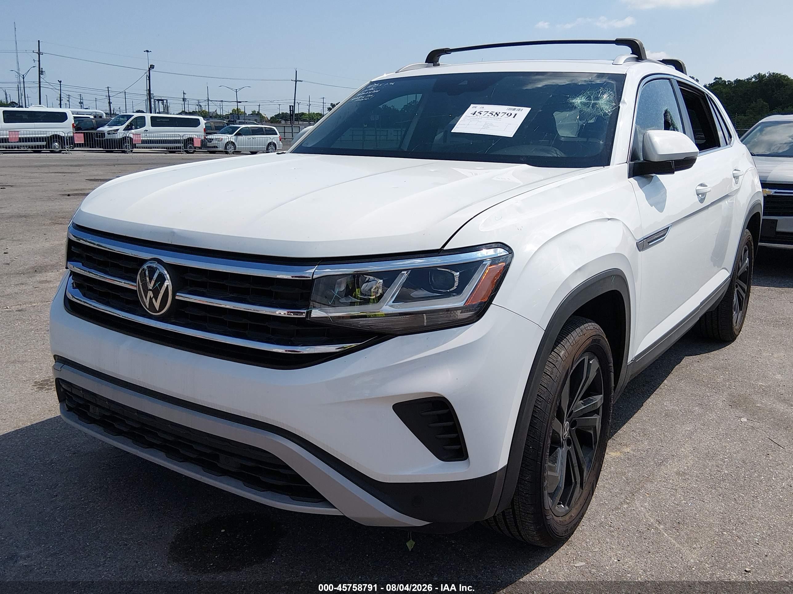 2021 VOLKSWAGEN ATLAS CROSS SPORT 3.6L V6 SEL — I2