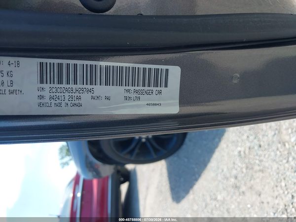 2018 DODGE CHALLENGER SXT