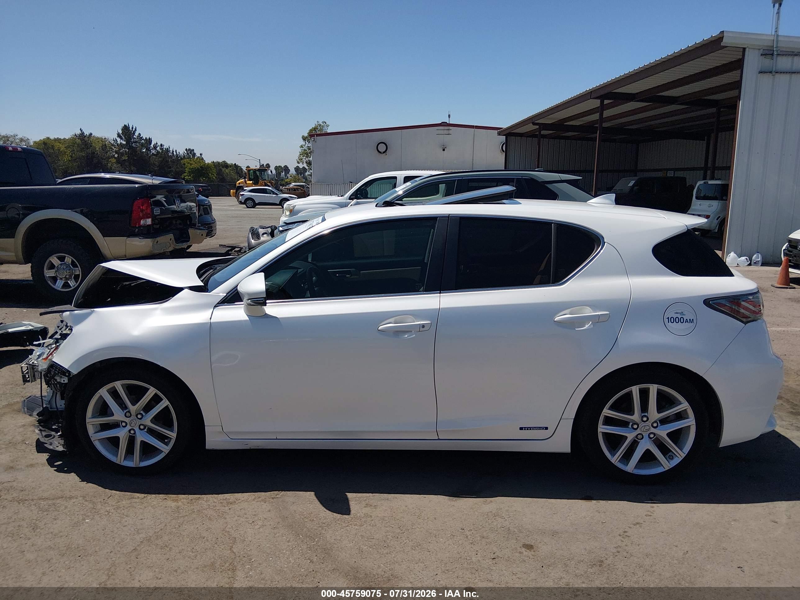 2017 LEXUS CT 200H