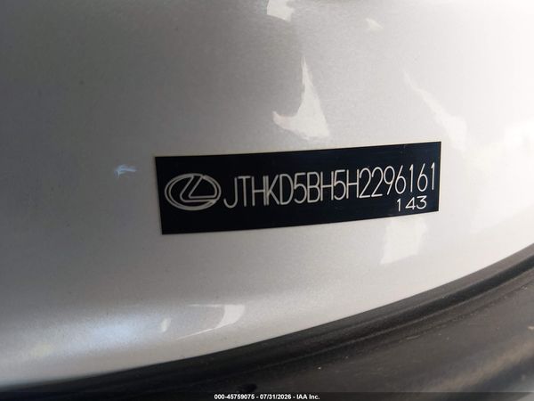 2017 LEXUS CT 200H