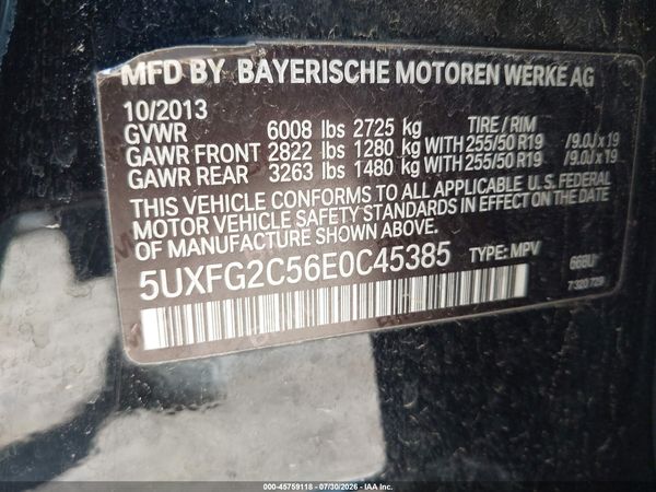 2014 BMW X6 XDRIVE35I