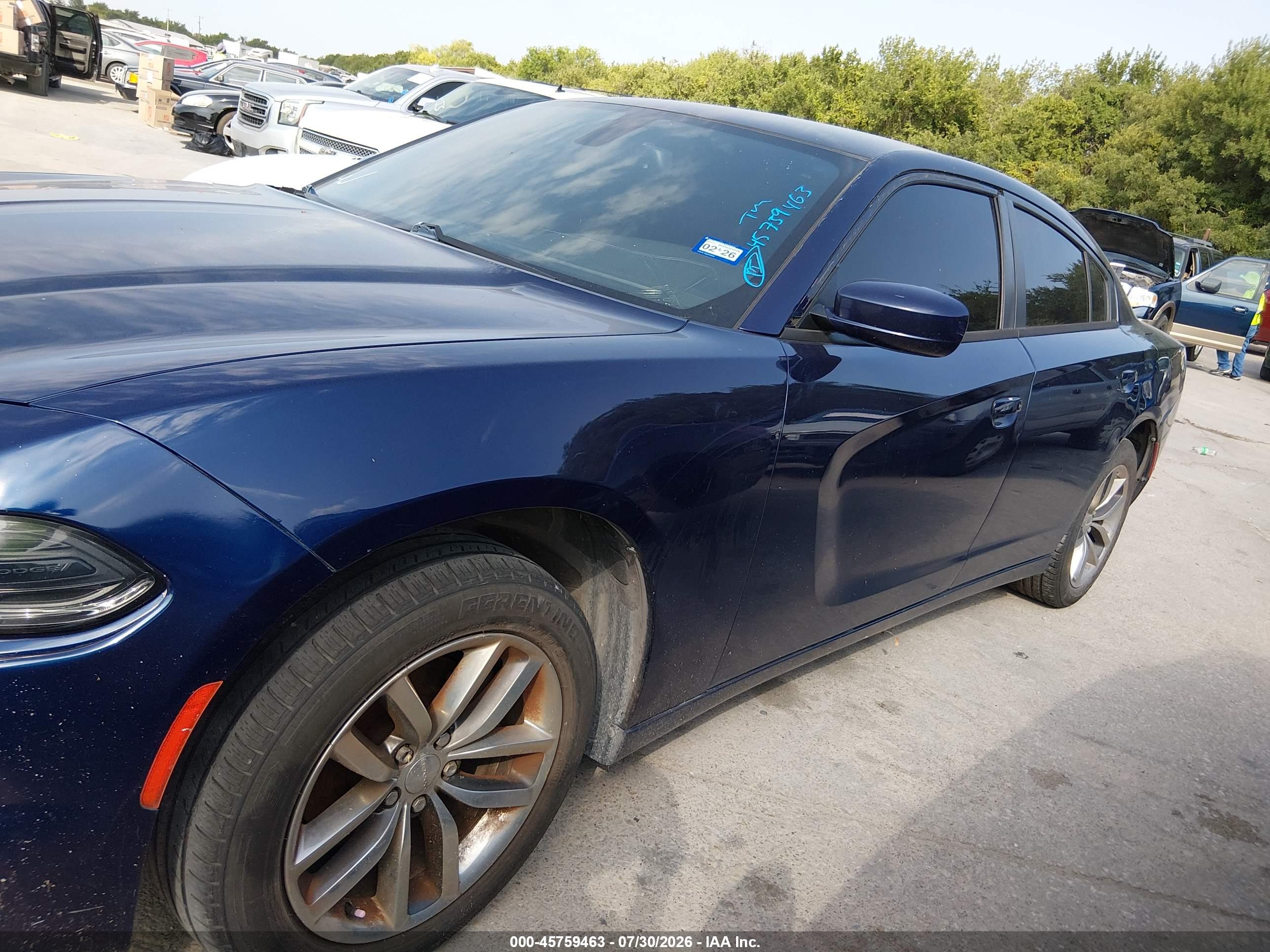 2016 DODGE CHARGER SXT