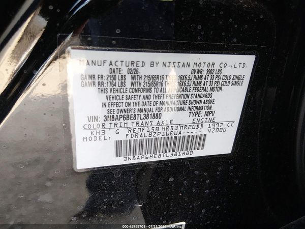 2026 NISSAN KICKS S