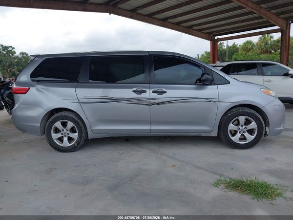 2017 TOYOTA SIENNA L 7 PASSENGER — I116