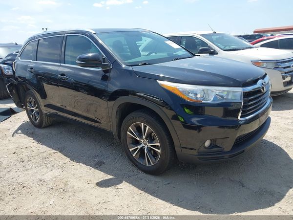 2016 TOYOTA HIGHLANDER XLE V6