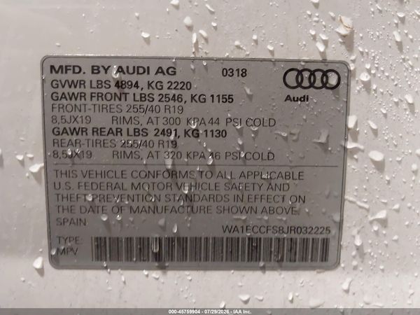 2018 AUDI Q3