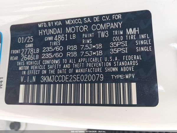 2025 HYUNDAI TUCSON SEL CONVENIENCE