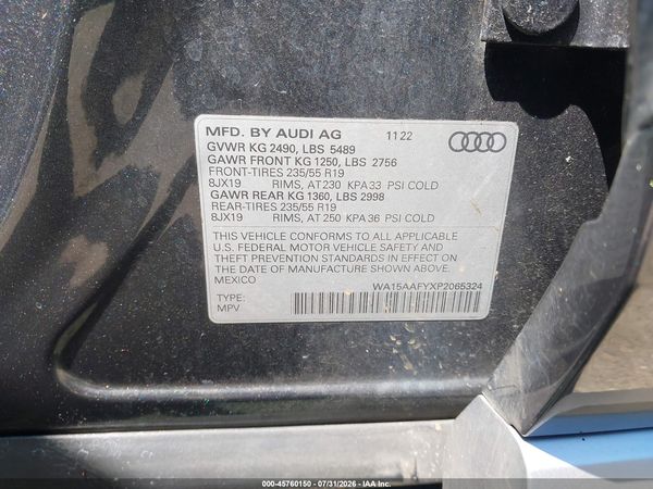 2023 AUDI Q5 SPORTBACK