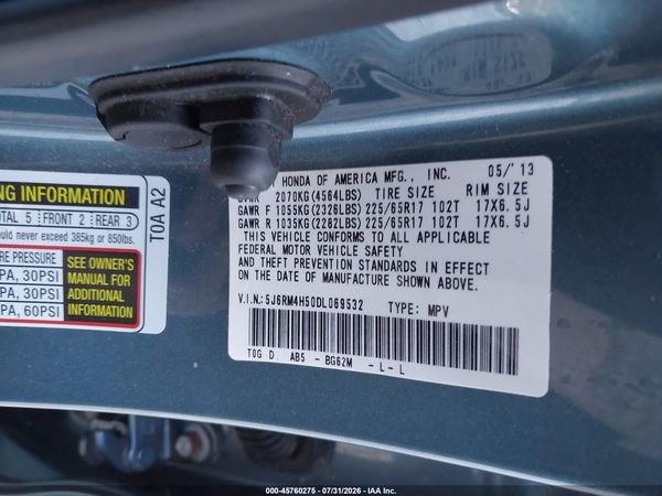 2013 HONDA CR-V EX