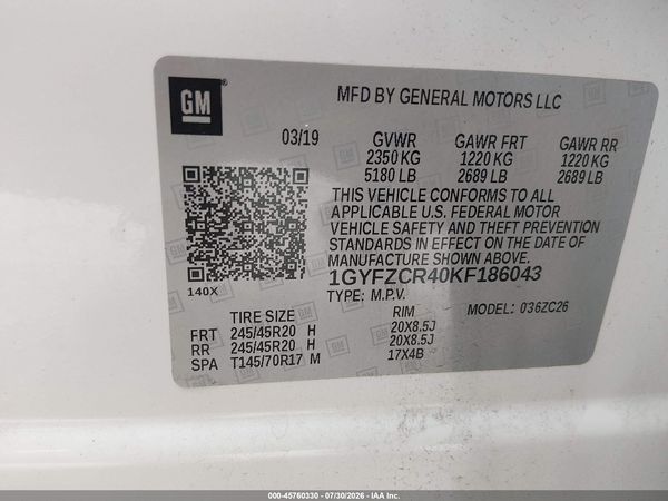 2019 CADILLAC XT4 PREMIUM LUXURY
