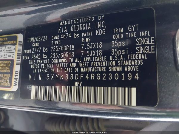 2024 KIA SPORTAGE EX