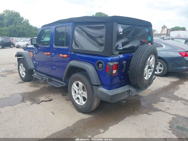 2018 JEEP WRANGLER UNLIMITED SPORT S 4X4