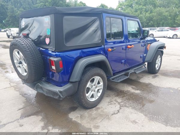 2018 JEEP WRANGLER UNLIMITED SPORT S 4X4