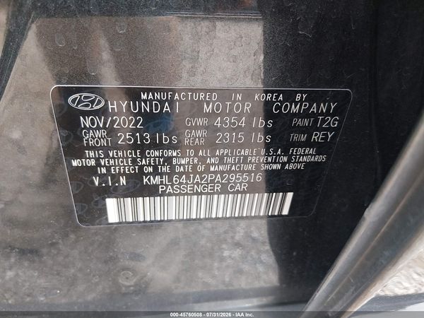 2023 HYUNDAI SONATA SEL