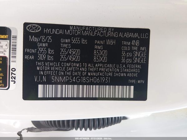 2025 HYUNDAI SANTA FE HYBRID CALLIGRAPHY