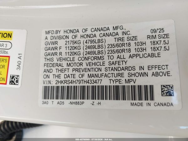 2026 HONDA CR-V EX-L AWD