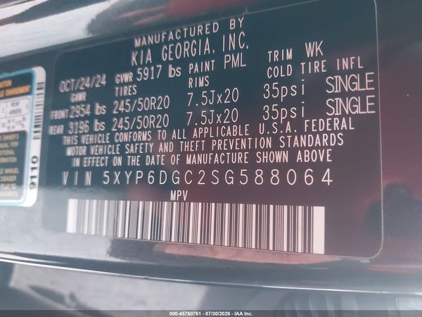 2025 KIA TELLURIDE S