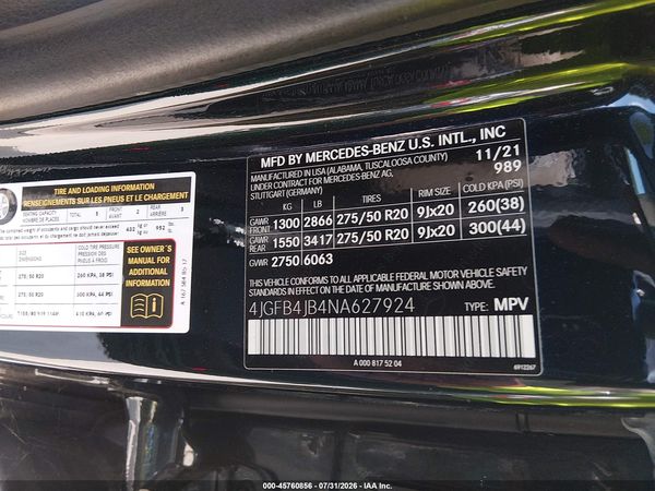 2022 MERCEDES-BENZ GLE 350 GLE350
