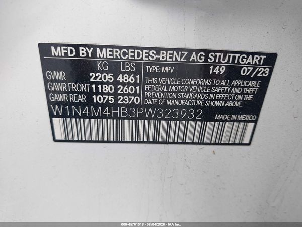 2023 MERCEDES-BENZ GLB 250 4MATIC