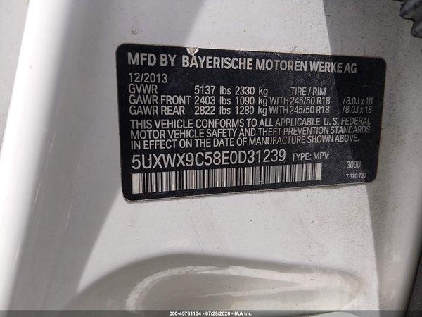2014 BMW X3 XDRIVE28I