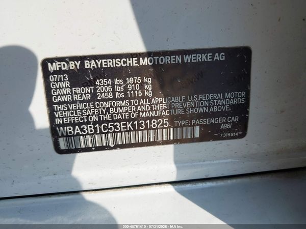 2014 BMW 320I SA