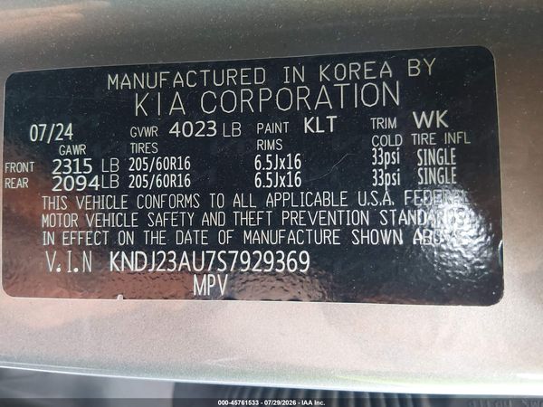 2025 KIA SOUL LX