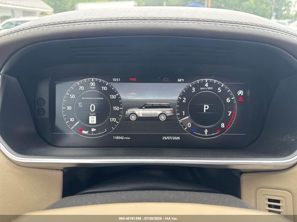 2018 LAND ROVER RANGE ROVER 5.0L V8 SUPERCHARGED