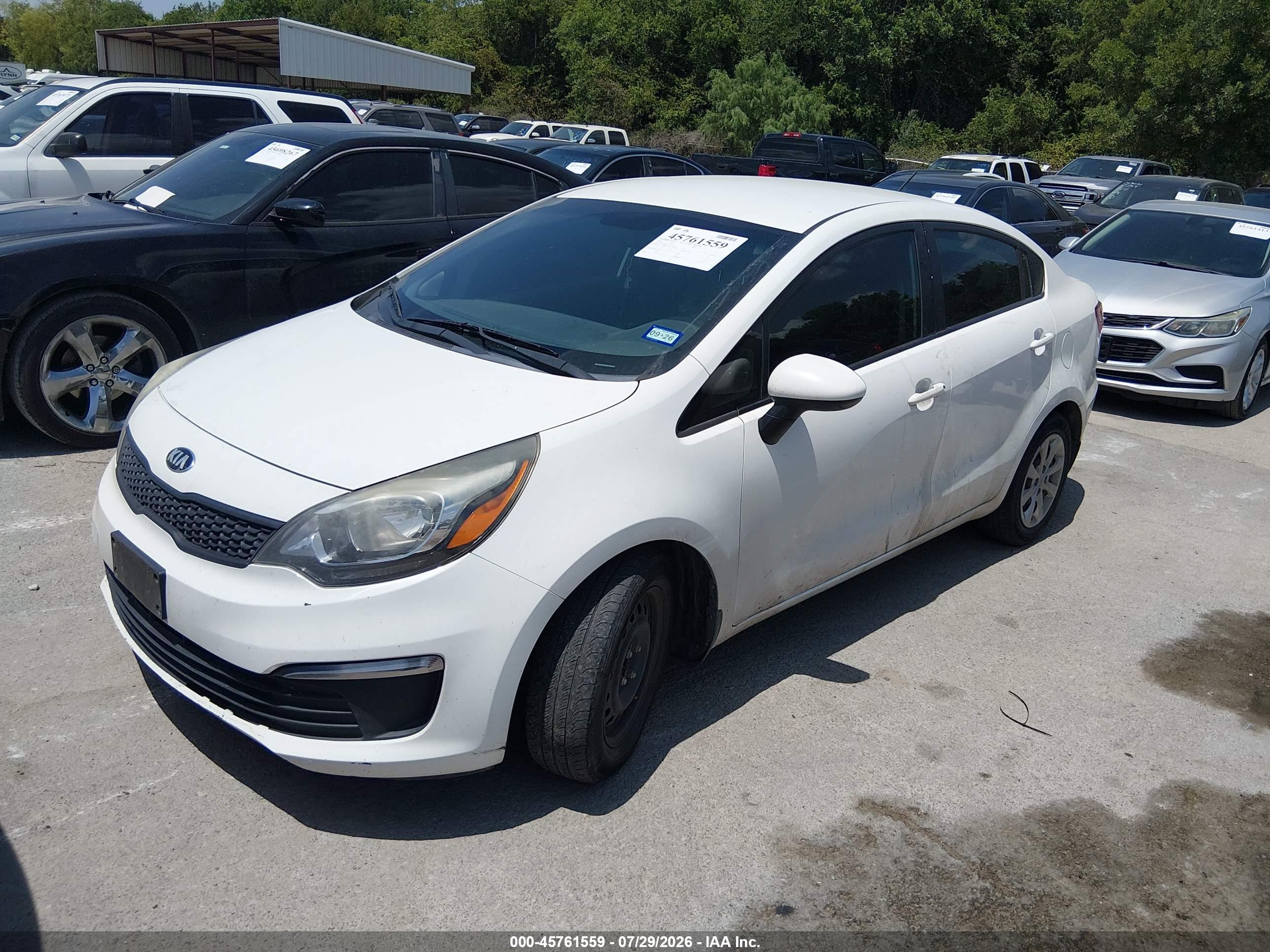 2016 KIA RIO LX