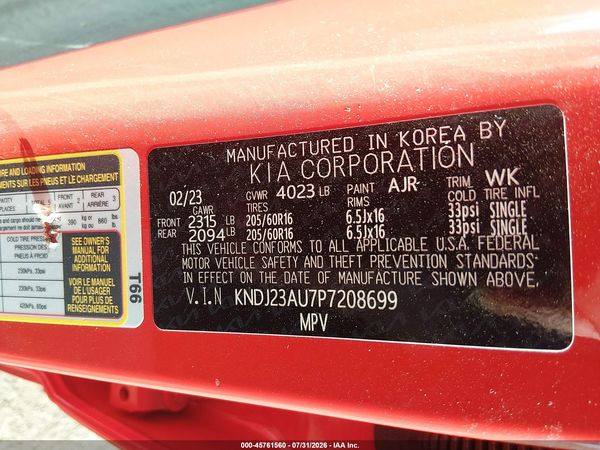 2023 KIA SOUL LX