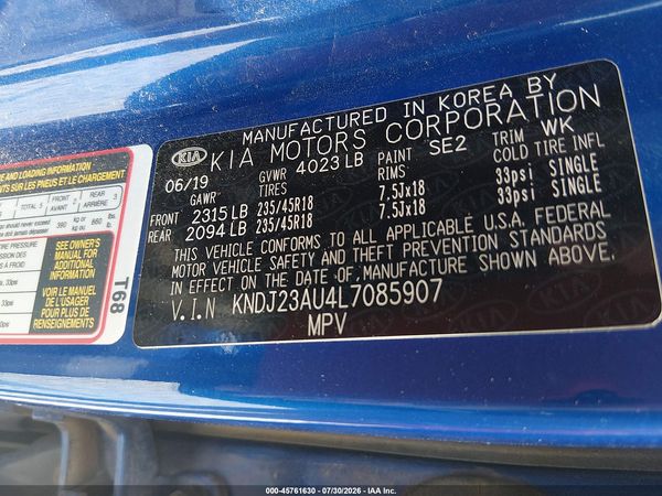 2020 KIA SOUL X-LINE