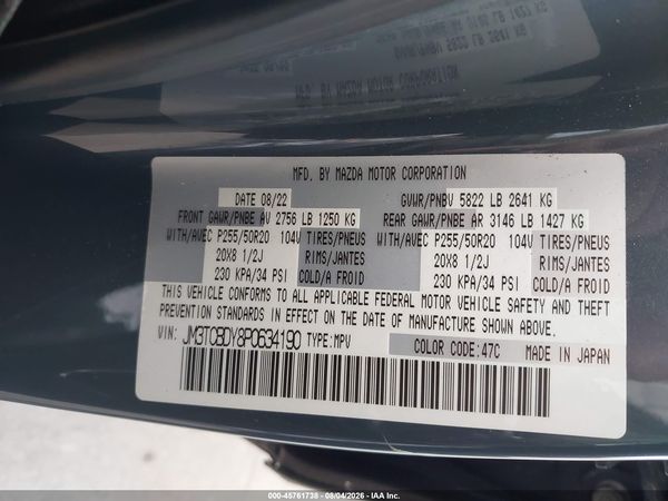 2023 MAZDA CX-9 CARBON EDITION