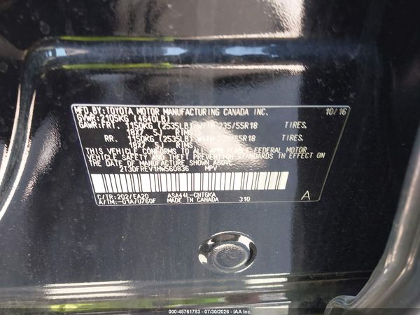 2017 TOYOTA RAV4 LIMITED