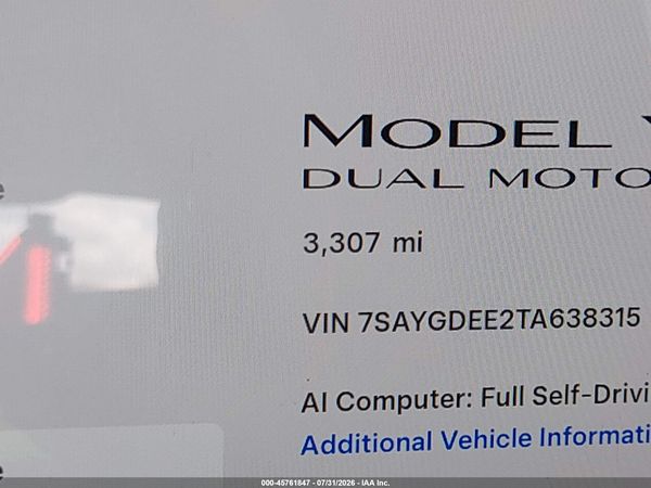 2026 TESLA MODEL Y