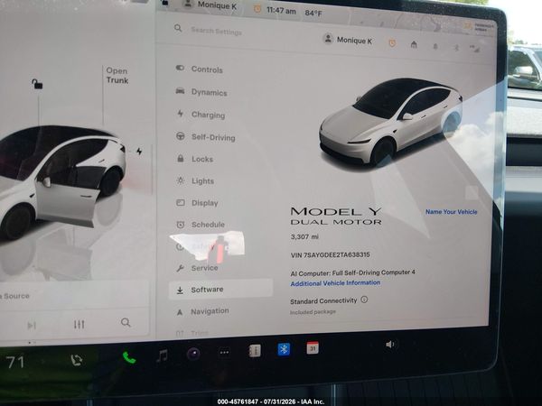 2026 TESLA MODEL Y
