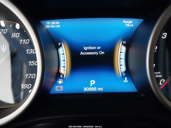 2018 MASERATI GHIBLI