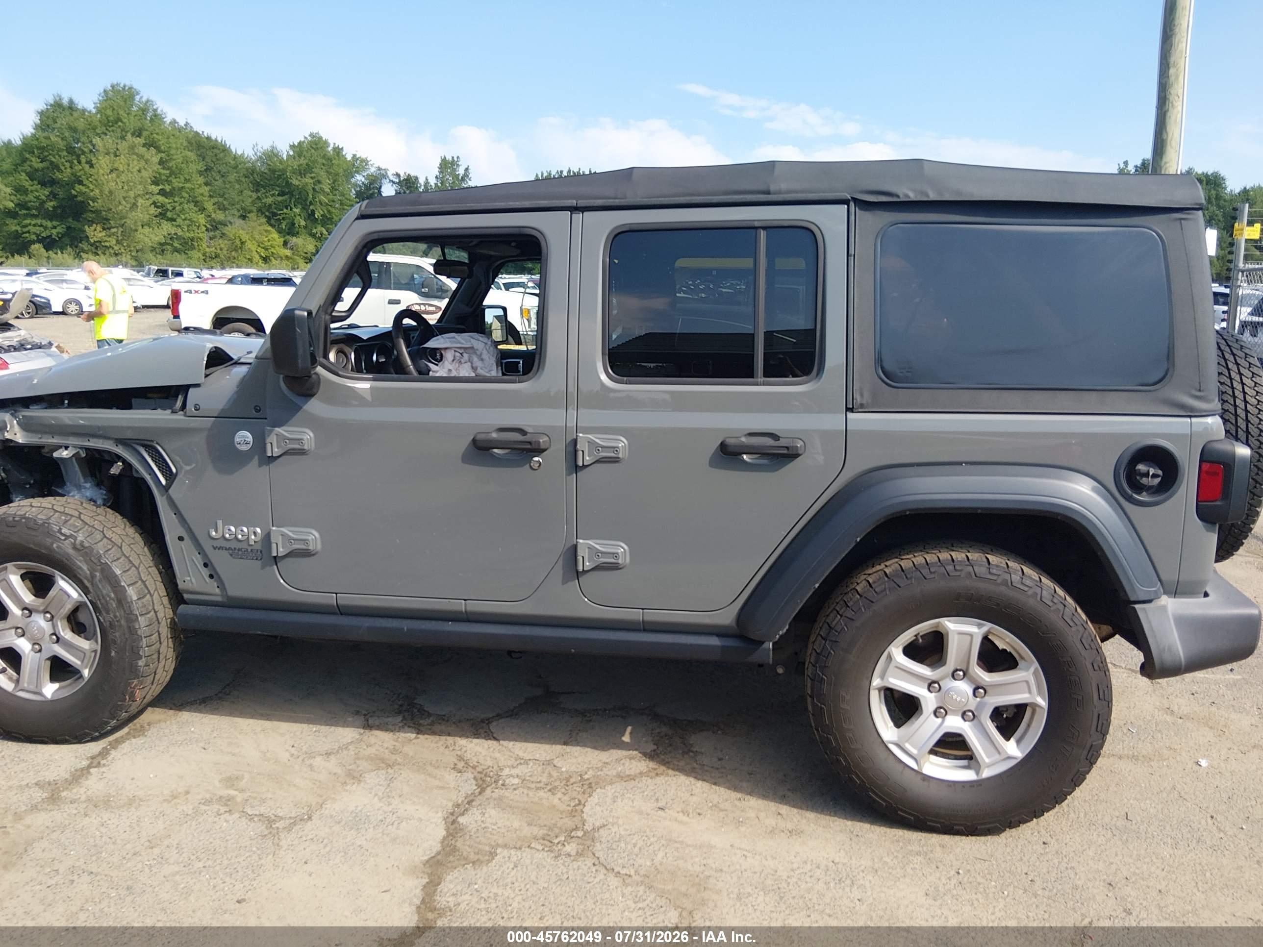 2018 JEEP WRANGLER UNLIMITED SPORT S 4X4