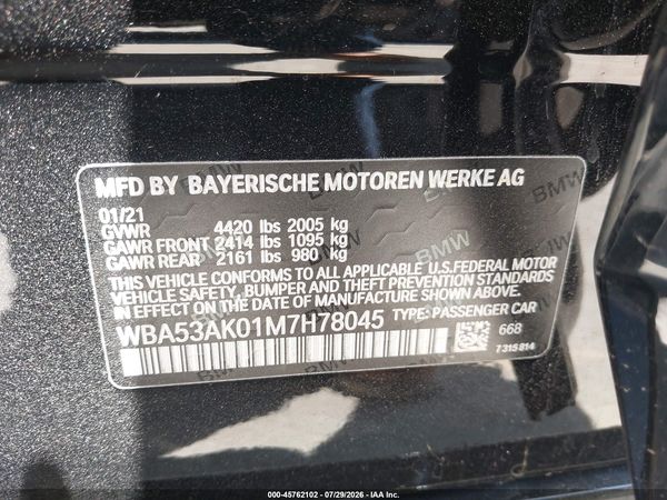 2021 BMW 228I GRAN COUPE SDRIVE