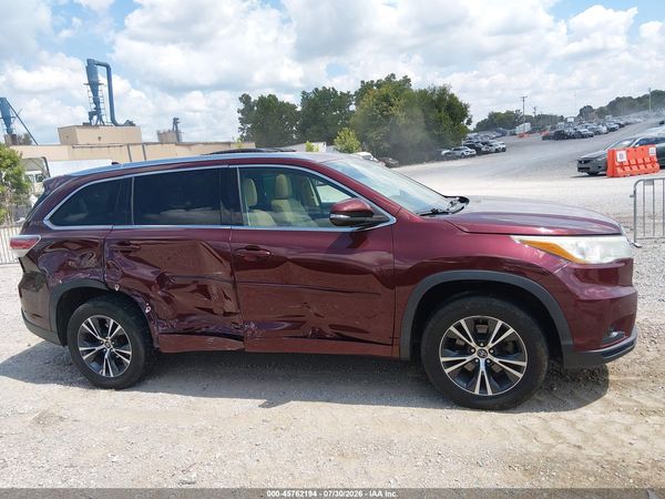 2016 TOYOTA HIGHLANDER XLE V6