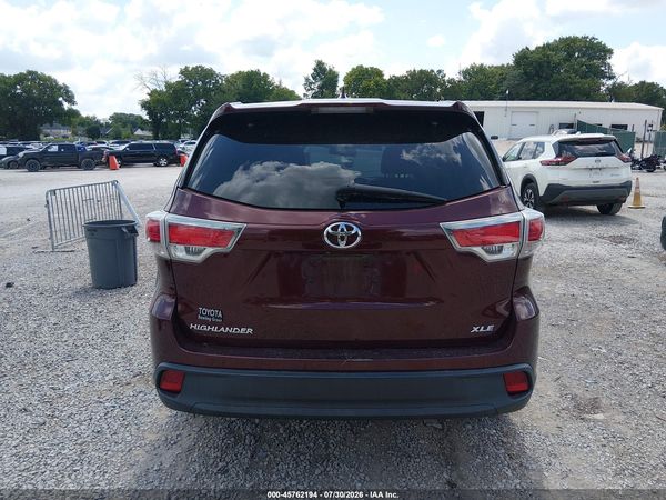 2016 TOYOTA HIGHLANDER XLE V6