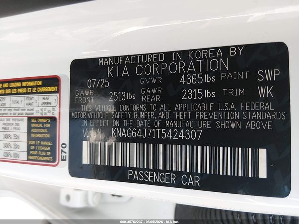 2026 KIA K5 GT-LINE FWD
