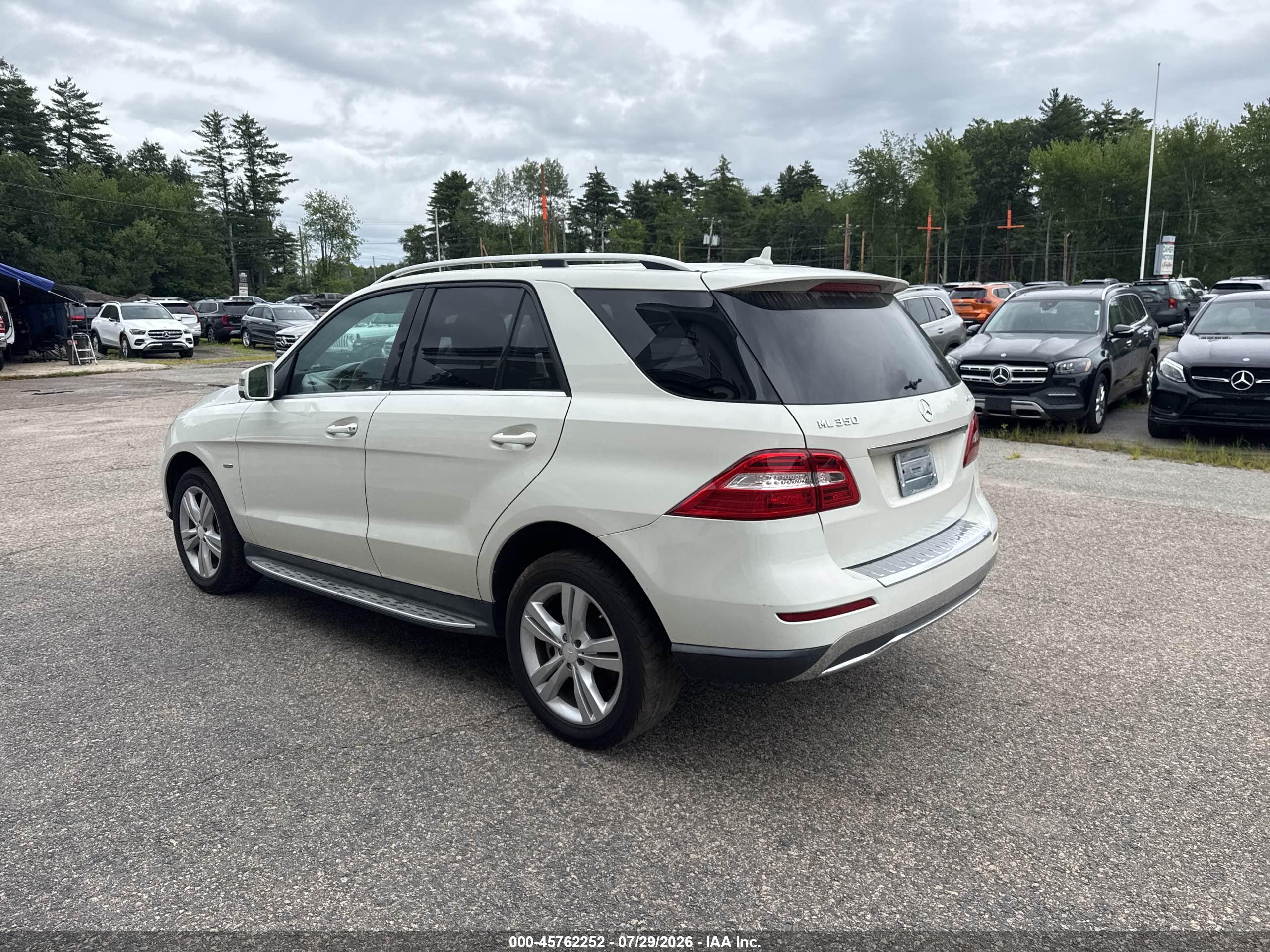 2012 MERCEDES-BENZ ML 350 4MATIC