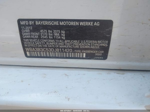 2013 BMW 328I XDRIVE
