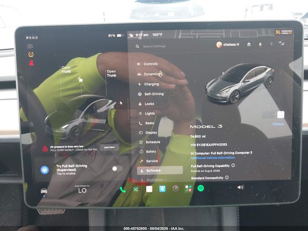 2023 TESLA MODEL 3 REAR-WHEEL DRIVE