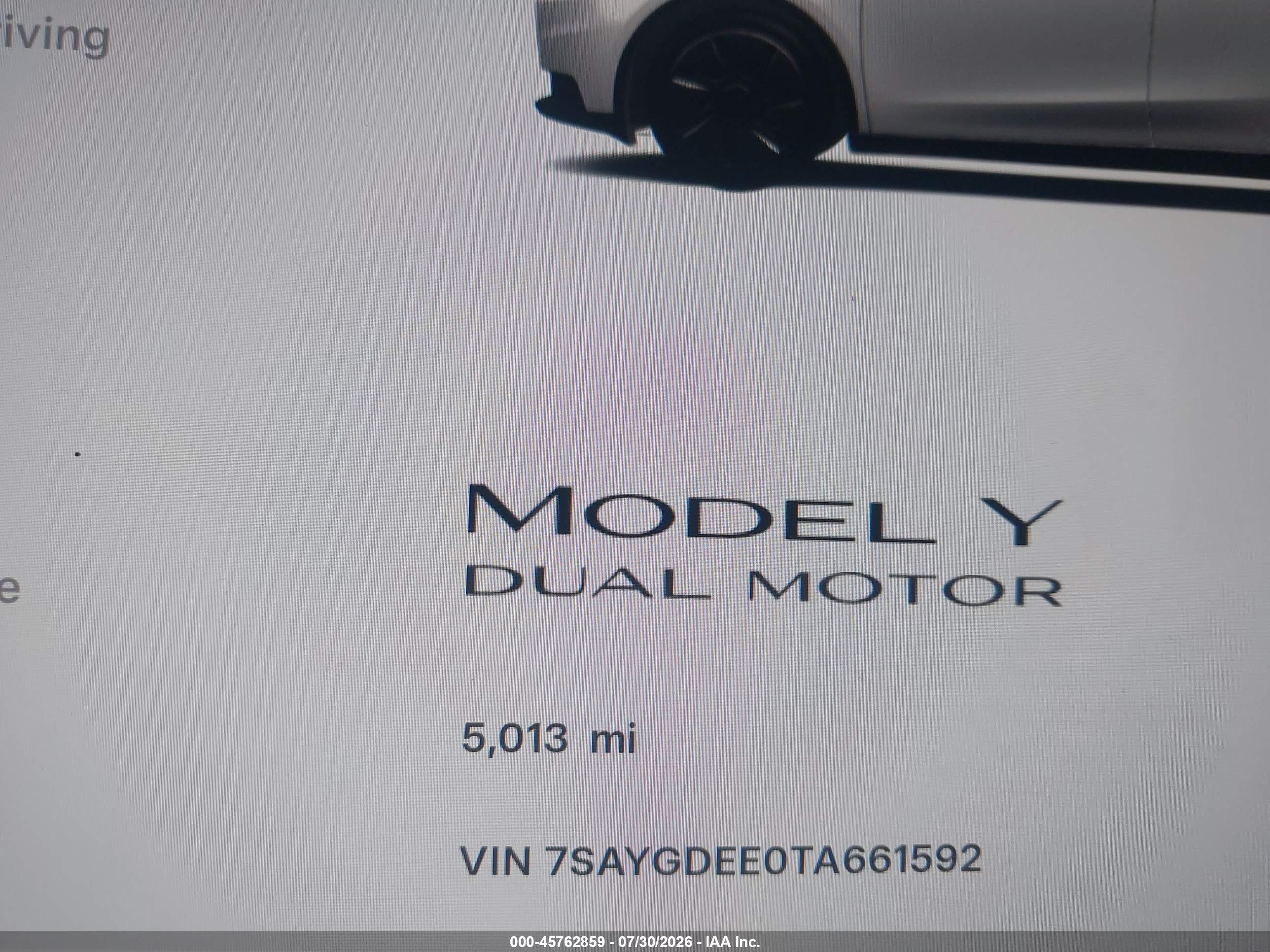 2026 TESLA MODEL Y