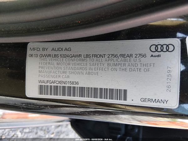 2014 AUDI A6 3.0T PREMIUM PLUS