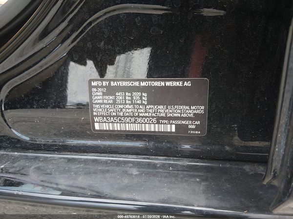 2013 BMW 328I