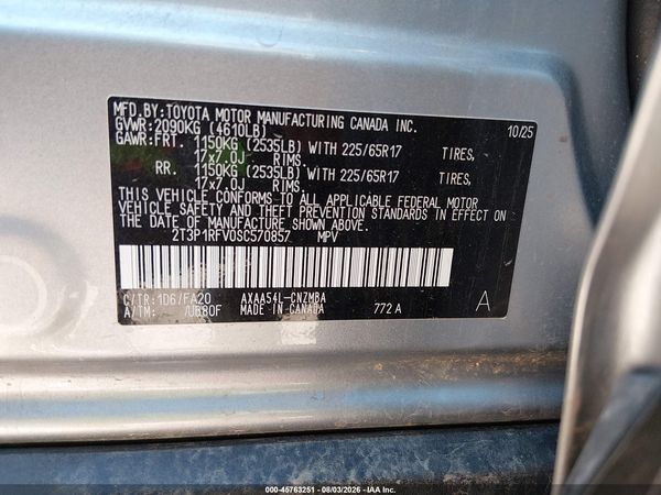 2025 TOYOTA RAV4 XLE