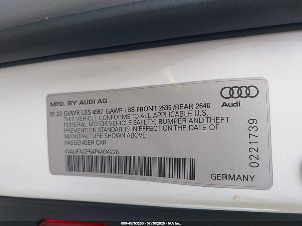 2023 AUDI A5 SPORTBACK