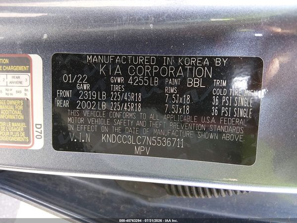 2022 KIA NIRO TOURING SE