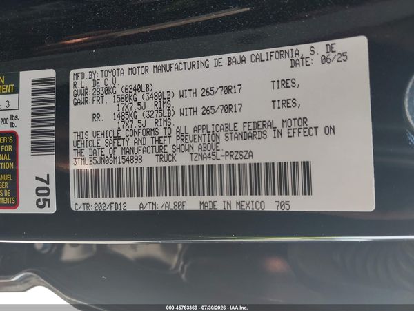 2025 TOYOTA TACOMA TRD OFF ROAD